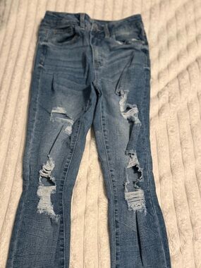 Blue Spice High-Rise Distressed Skinny Jeans - Never worn